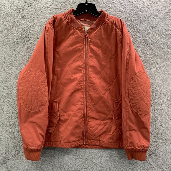 32 Bar Blues Jacket Mens Size XL Extra Large Quilted Full Zip